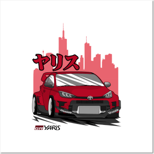 GR Yaris Red Posters and Art